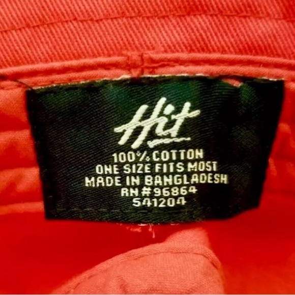 NEW COCA-COLA TEAM USA 2024 OLYMPICS RED OLYMPIC RINGS FLAG BERKLEY BUCKET HAT - Picture 6 of 6